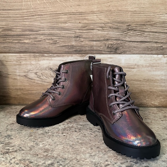 Metallic Sparkle Ankle Boots - Picture 10 of 10